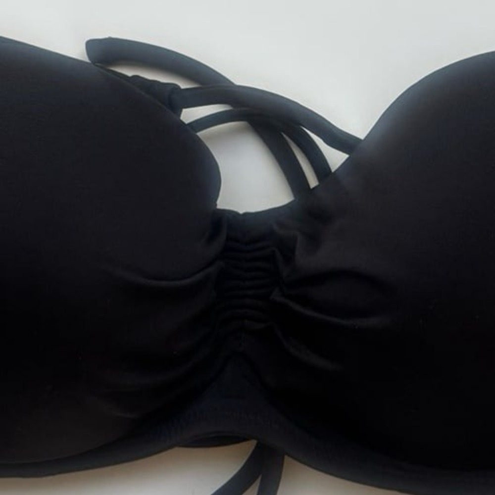 Shade & Shore Black Bikini top size 34B - Picture 6 of 7